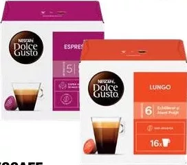 NESCAFE Dolce Gusto cafea capsule, diverse sortimente, 16 capsule; de la 3 bucăți: 89,90 lei/cutie (1–2 bucăți: 99,90 lei/cutie)