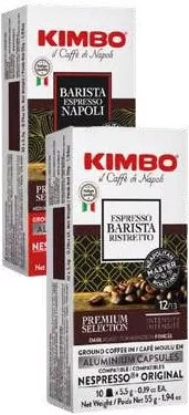 KIMBO capsule Nespresso, diverse sortimente, 10 capsule/înfoliere; 1–2 bucăți: 79,90 lei/înfoliere (de la 3 bucăți: 69,90 lei/înfoliere)