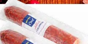 METRO CHEF Napoli Salam crud zvântat dulce/picant, vid/vrac, cca 1,7 kg; preț/kg