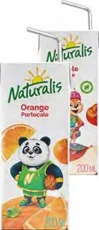 NATURALIS Băutură, măr-zmeură / portocale / măr, 0,2 L, preț/bucată