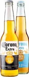 CORONA Bere blondă, diverse sortimente, 0,33 L, preț/sticlă