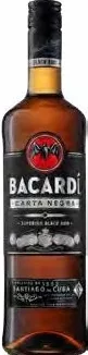 BACARDI Carta Negra, 1 L, preț/sticlă; 1 sticlă
