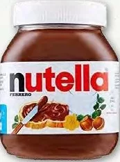 NUTELLA Pastă de ciocolată și nuci, 630 g, preț/bucată; la cumpărarea a minimum 2 bucăți