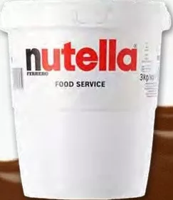 NUTELLA Pastă de ciocolată și nuci, 3000 g, preț/bucată; la cumpărarea a minimum 2 bucăți