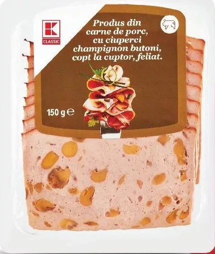 K-CLASSIC Carne de porc cu ciuperci/cu ardei, 150 g