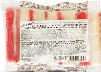 ATLANTIDA Bastonașe din surimi, congelate, 190 g