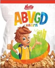 NEFIS Biscuiți ABVGD cu aromă de vanilie, 250 g