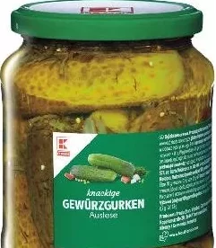K-CLASSIC Castraveți în oțet, 6–9 cm, 670 g