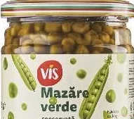 VIS Mazăre verde, calitatea I, 390 g