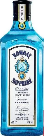 BOMBAY Gin Sapphire, 40% alcool, 0,7 l