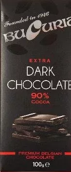 BUCURIA Ciocolată Extra Dark, 90% cacao, 100 g