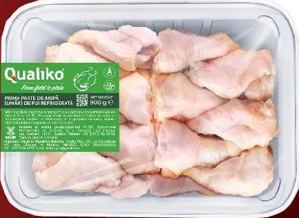 QUALIKO Umăr de aripă de pui broiler, refrigerat, 900 g