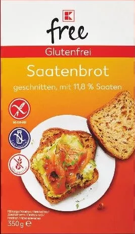 K-FREE Pâine cu semințe fără gluten, 350 g