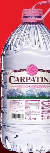 CARPATINA Apă minerală naturală, parțial decarbogazificată, 5 l