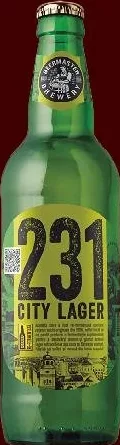BEERMASTER Bere blondă nepasteurizată 231 city lager, 4,2% alcool, 0,5 l