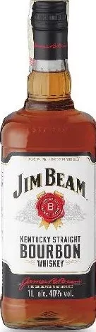 JIM BEAM Whiskey bourbon White Label, 40% alcool, 1 l