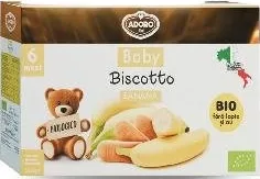 ADORO Biscuiți pentru bebeluși, banane, de la 6 luni, 250 g