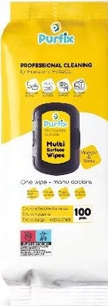 PURFIX Șervețele umede, uz casnic, 100 buc