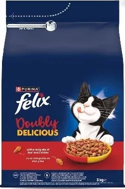FELIX Hrană uscată pentru pisici, diverse sortimente, 3 kg