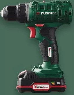PARKSIDE Mașină de înșurubat și găurit, 20 V, trepte cuplu 19+1, max. 35 Nm, acumulator 2 Ah și încărcător incluse, 1 buc