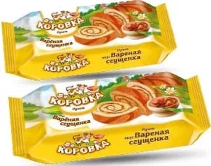 КОРОВКА Ruladă cu lapte condensat fiert, 200 g