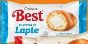 Croissant Best în sortiment, inclusiv cu cremă de lapte, 50 g; 15–28.10