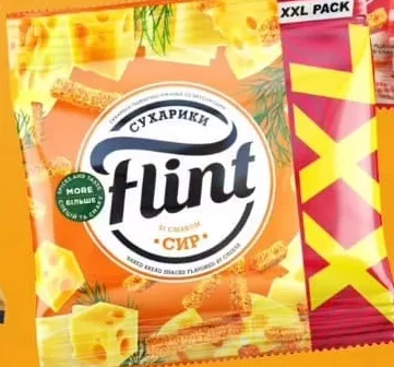 Pesmeți Flint în sortiment: bacon/brânză, 150 g; 15–28.10