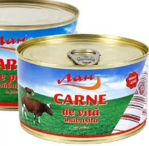 Carne de porc/vită înăbușită „Lan”, 500 g; preț de la 34,90; 15–28.10