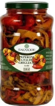 Ardei la grătar în ulei „Italcarciofi”, 314 g; 15–28.10