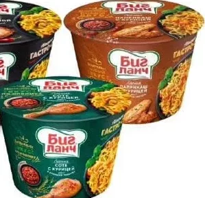 Fidea „Big Lunch” în sortiment, 90 g; 15–28.10