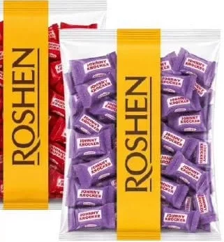 Roshen Johnny Krocker, bomboane în sortiment, 155 g; 15–28.10