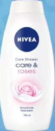 Nivea, gel de duș în sortiment, inclusiv Care & Roses, 750 ml; 15–28.10