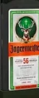 Set Jägermeister lichior 0,7 L în cutie + 2 pahare