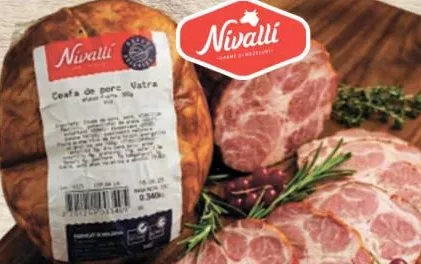 Nivalli свиняча шийка Vatra копчено-варена, упакована, 1 кг