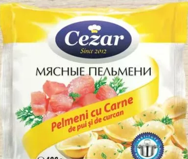 Cezar пельмені з куркою та індичкою, 400 г