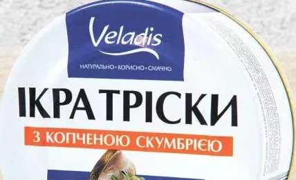 VELADIS Ікра тріски з копченою скумбрією, 100 г
