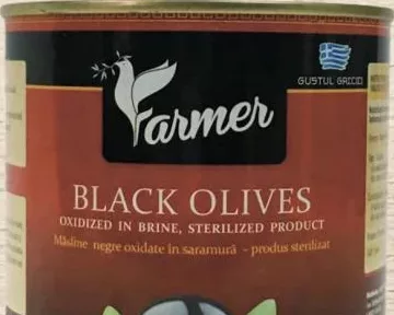 FARMER Маслини з кісточками, 820 г