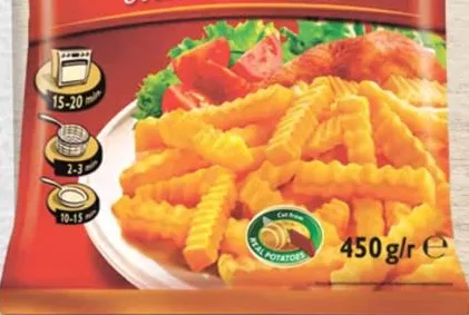 FARM FRITES Картопля фрі хвиляста заморожена, 450 г