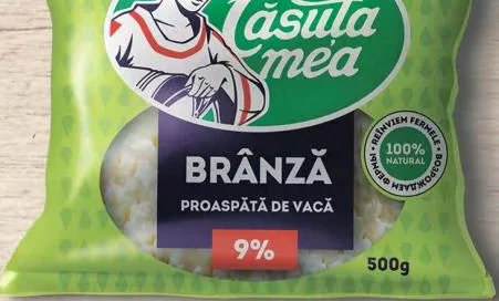 CĂSUȚA MEA Кисломолочний сир 9%, 500 г