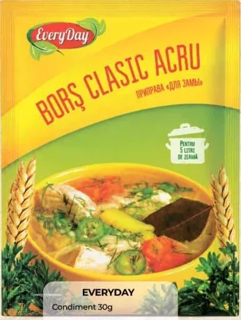 EVERYDAY Приправа Borș clasic acru для кислого супу 30 г