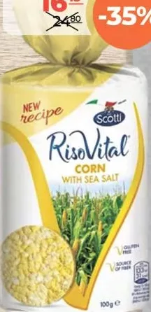 RISO SCOTTI Хлібці VITAL із кукурудзи із сіллю 100 г