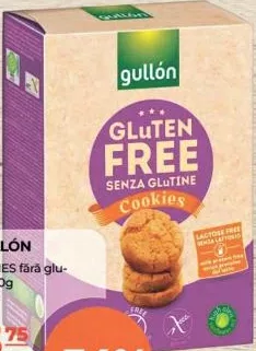 GULLÓN Печиво COOKIES без глютену та лактози 200 г