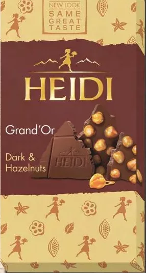 HEIDI Темний шоколад із фундуком Grand’Or 100 g