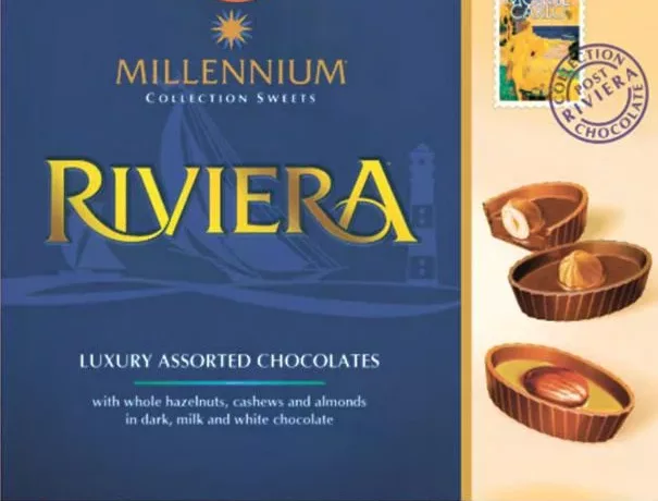 MILLENNIUM Шоколадні цукерки Riviera, асорті 125 g