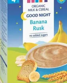 HIPP Молочна каша Good Night із сухариками й бананом, від 4 місяців 250 g