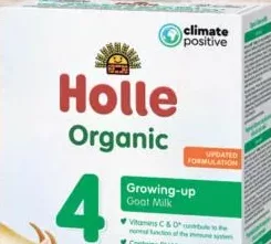 HOLLE Органічна суміш на козячому молоці 4, від 12 місяців 400 g