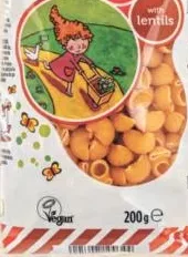 BIOJUNIOR Макарони з сочевицею 200 g