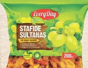 EVERYDAY Родзинки Sultanas 200 g