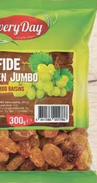 EVERYDAY Родзинки Golden Jumbo 300 g