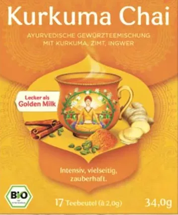 YOGI TEA Органічний чай із куркумою Kurkuma Chai 34 g
